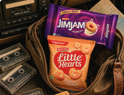 JimJam and Little Hearts packs in a travel bag